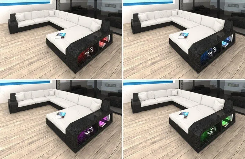 Rattan Sofa Matera XXL – Creme