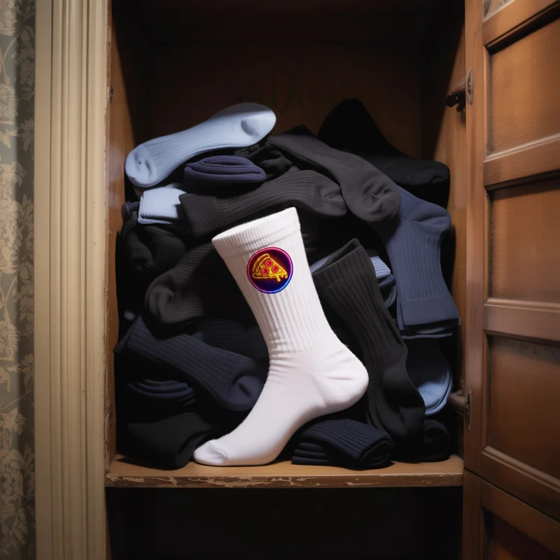 epicsocks Neon Fast Food Fiesta Pizza Socken in 37-41 im Paar