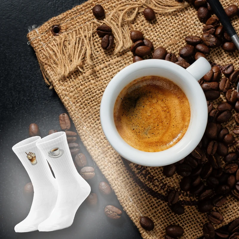 epicsocks Kaffeegenuss Socken in 37-41 im 6er Set in Geschenkdose im 6er Set in Geschenkbox