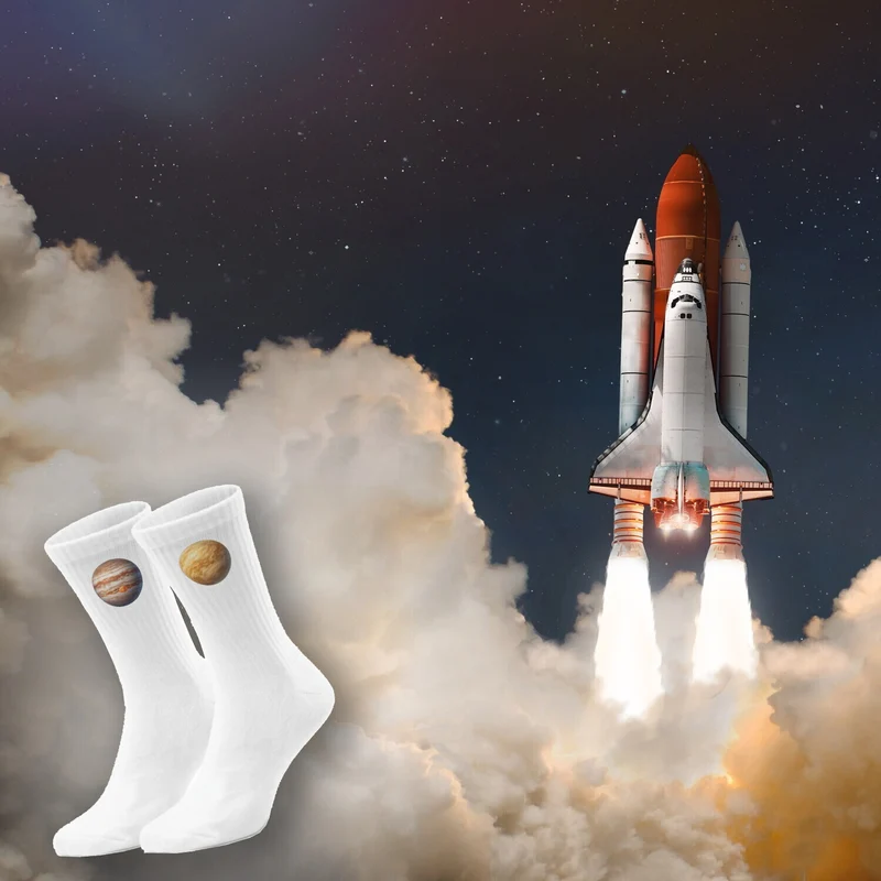 epicsocks Planeten Zauber Socken in 37-41 im 6er Set in Geschenkdose im 6er Set in Geschenkbox