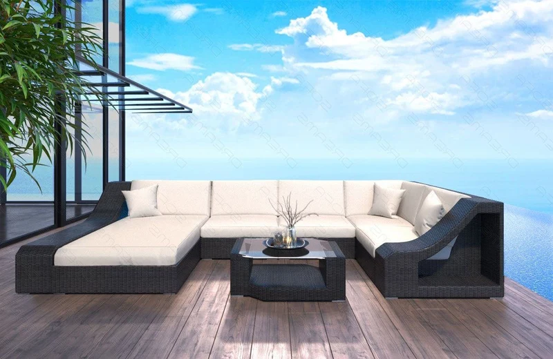Couchlandschaft Rattan Turino U-Form