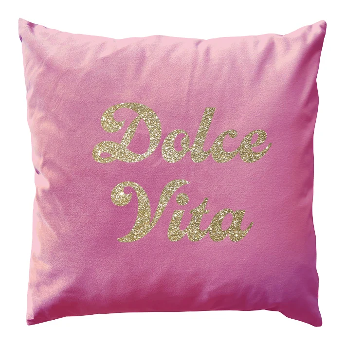 Samtkissen "Dolce Vita"