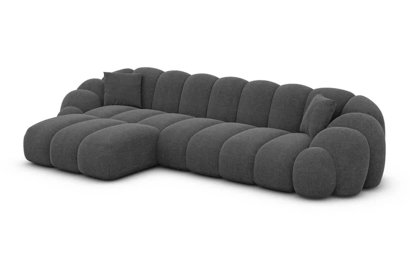 Couch Rajada L-Form in Stoff
