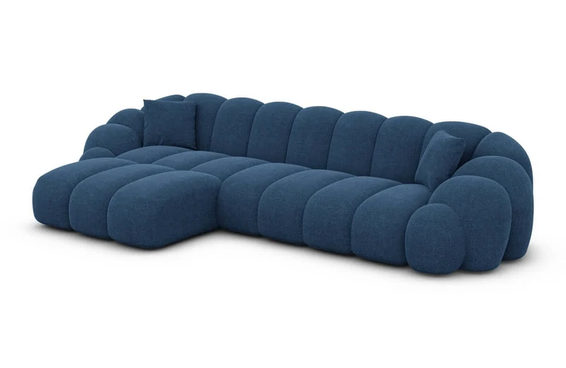 Couch Rajada L-Form in Stoff