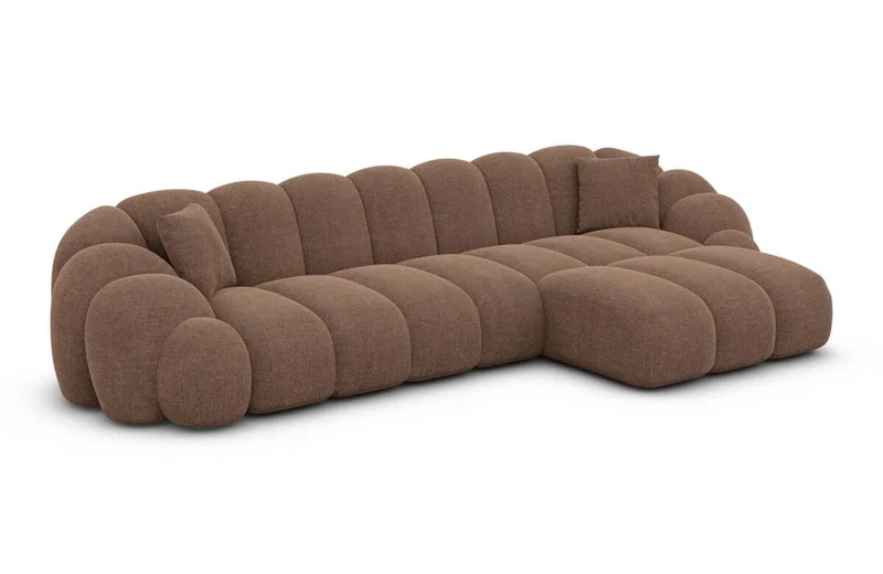 Couch Rajada L-Form in Stoff