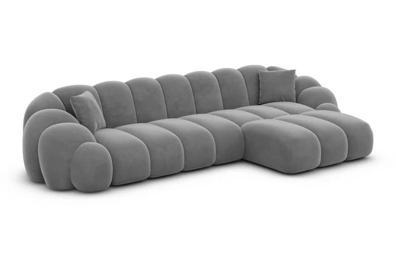 Couch Rajada L-Form in Stoff