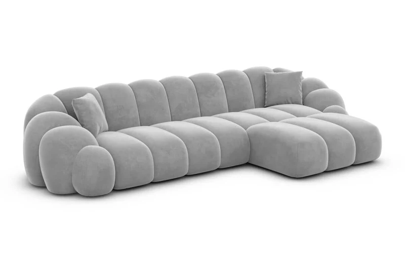 Couch Rajada L-Form in Stoff
