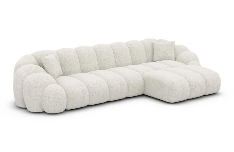 Couch Rajada L-Form in Stoff