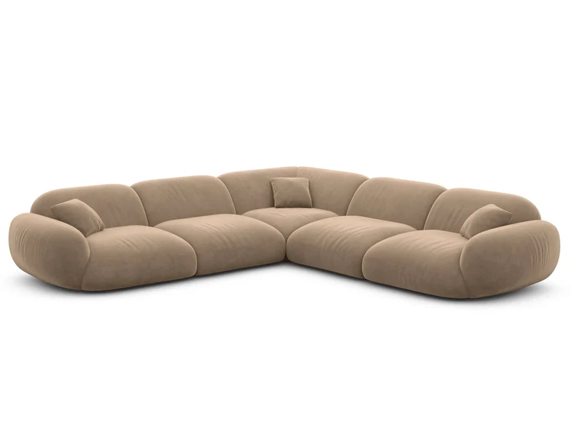 Ecksofa Alcazar L-Form aus Stoff