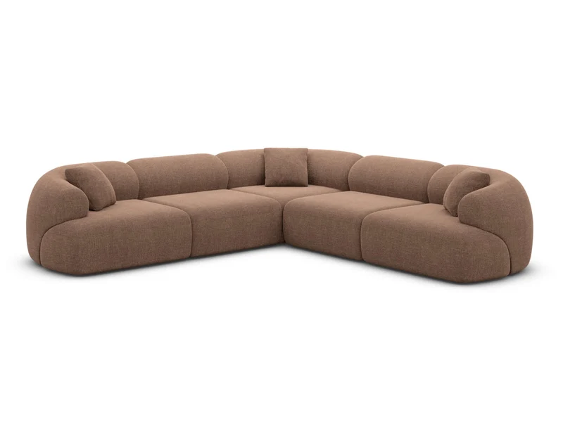 Couch Monteluna L-Form in Stoff