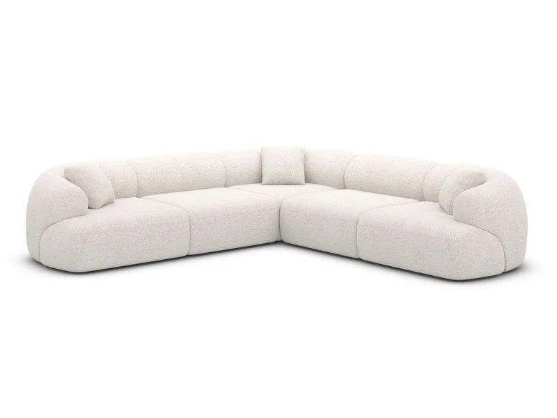 Couch Monteluna L-Form in Stoff
