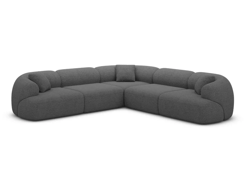 Couch Monteluna L-Form in Stoff