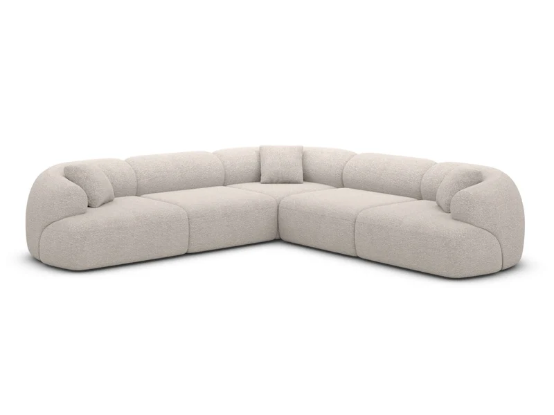 Couch Monteluna L-Form in Stoff