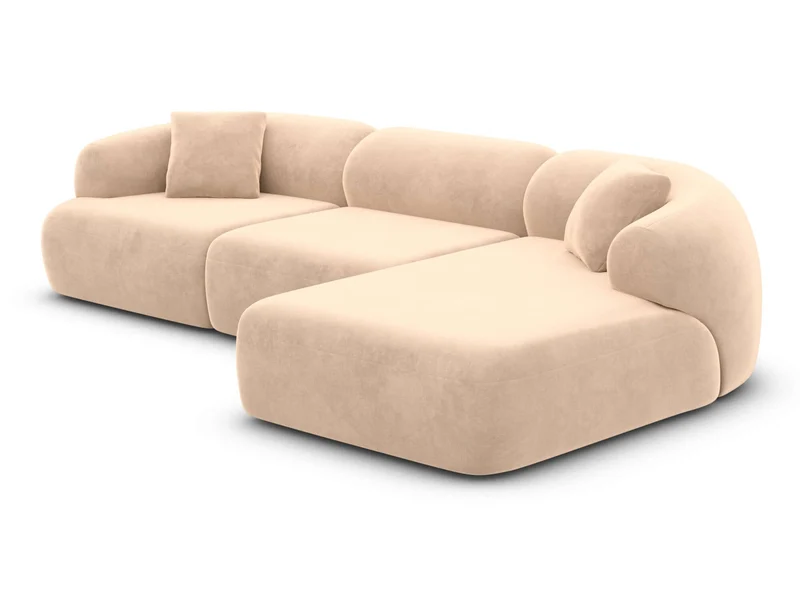 Stoff Ecksofa Monteluna L-Form