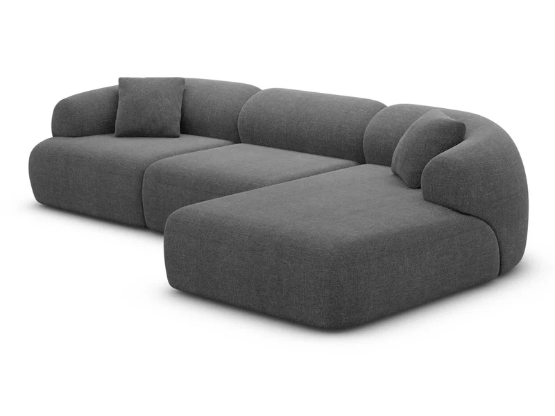Stoff Ecksofa Monteluna L-Form