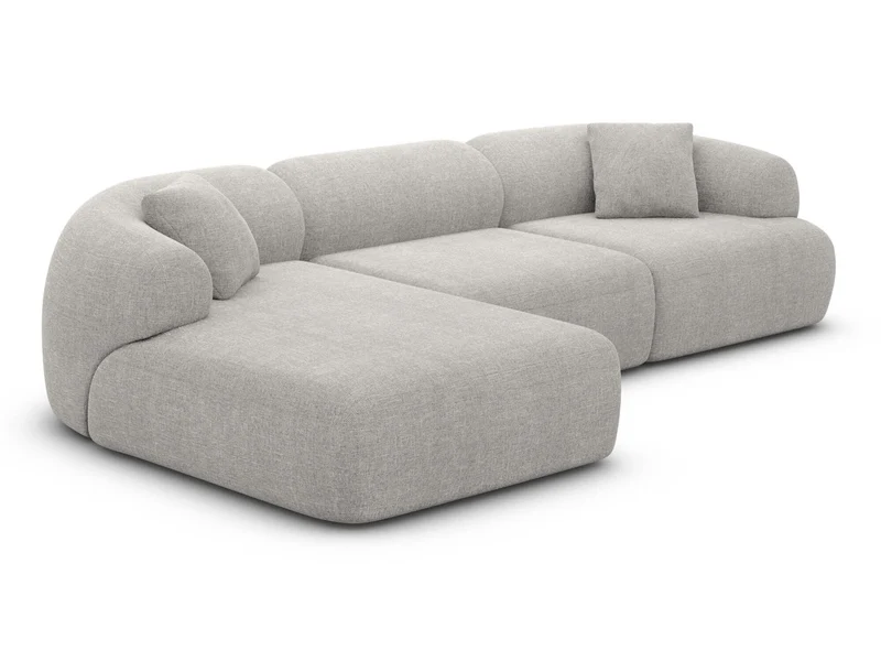 Stoff Ecksofa Monteluna L-Form