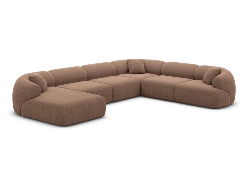 Wohnlandschaft Monteluna XXL U-Form in Stoff