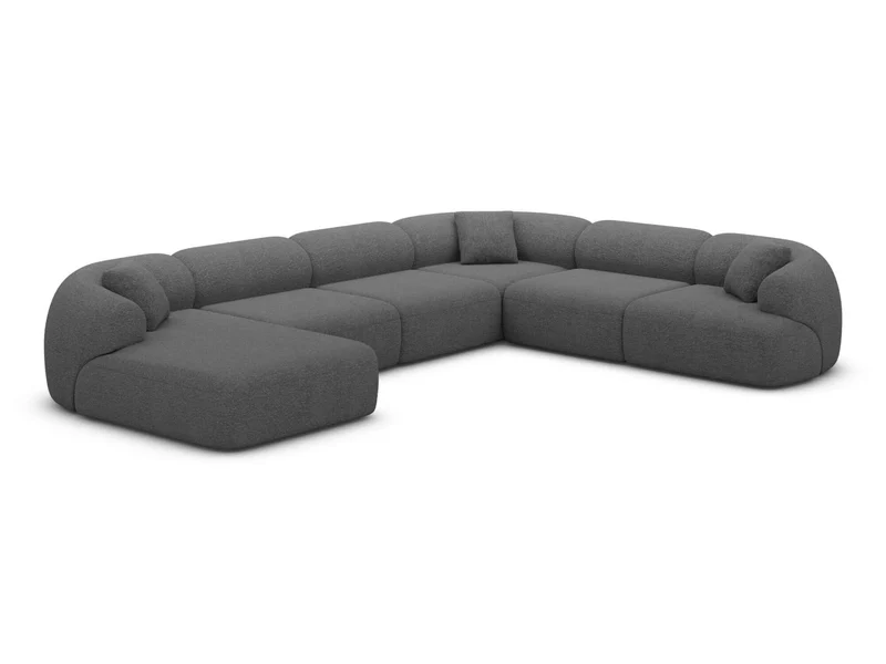 Wohnlandschaft Monteluna XXL U-Form in Stoff