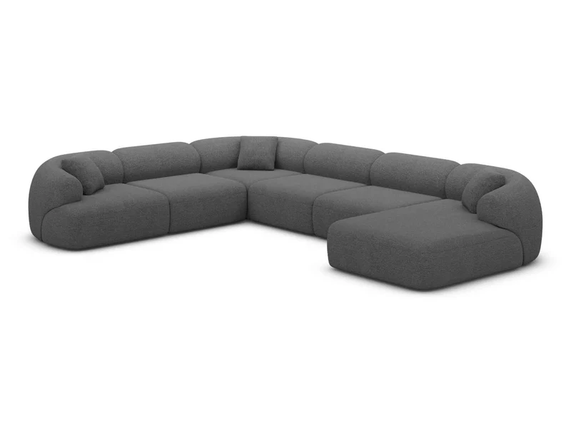 Wohnlandschaft Monteluna XXL U-Form in Stoff