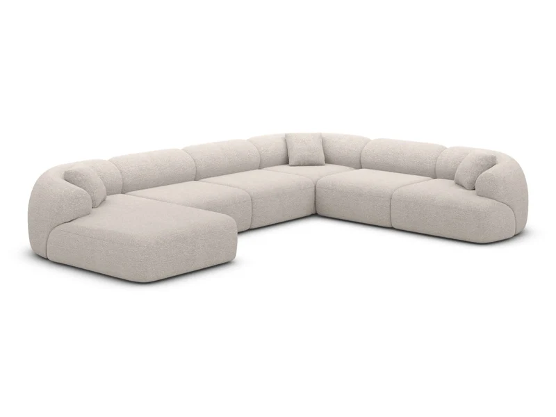 Wohnlandschaft Monteluna XXL U-Form in Stoff