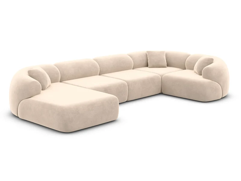 Wohnlandschaft Monteluna XL U-Form in Stoff
