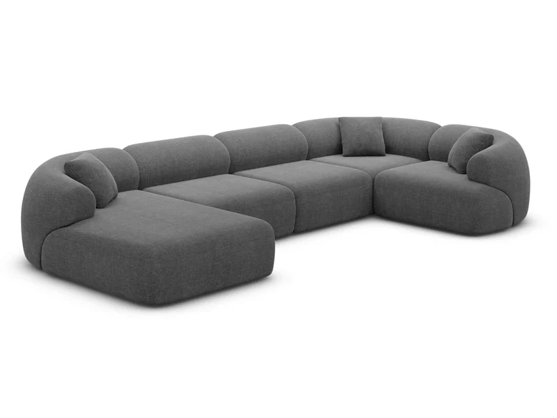 Wohnlandschaft Monteluna XL U-Form in Stoff
