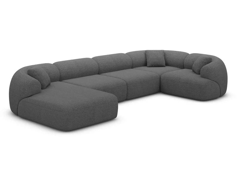 Wohnlandschaft Monteluna XL U-Form in Stoff