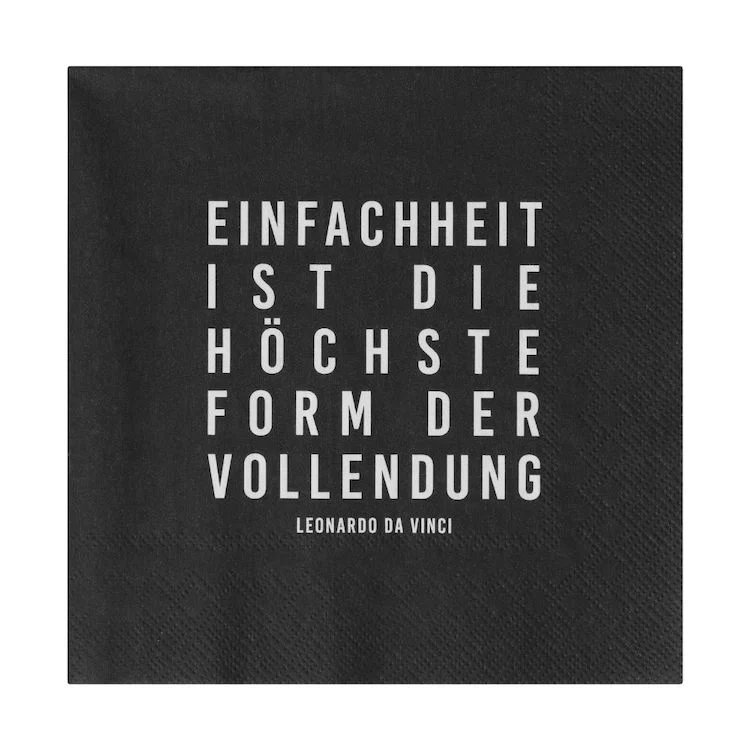 Räder Papierservietten Einfachheit