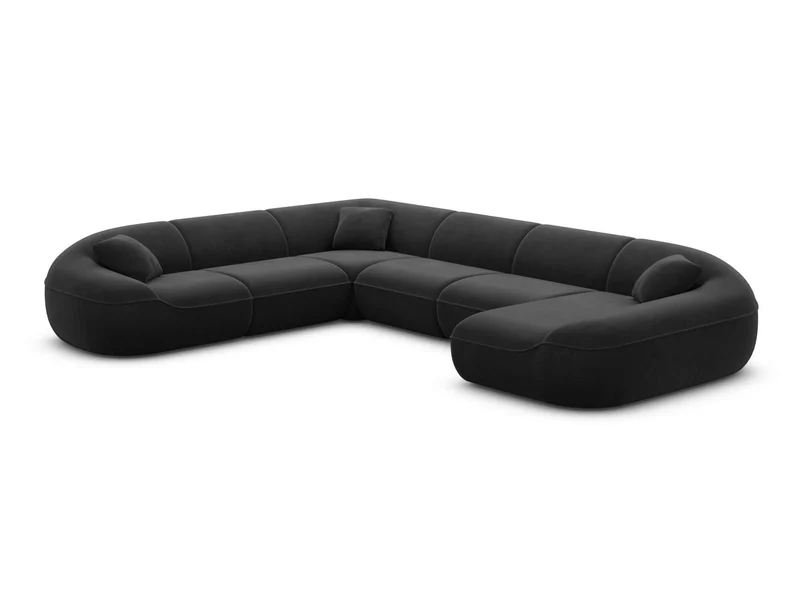 XXL Stoff Wohnlandschaft Solmare U-Form