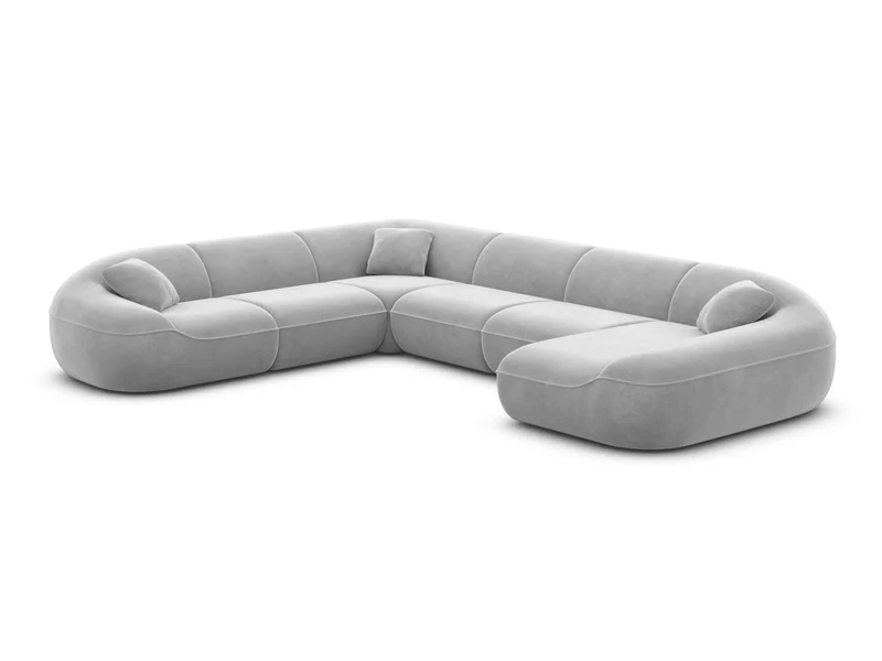 XXL Stoff Wohnlandschaft Solmare U-Form