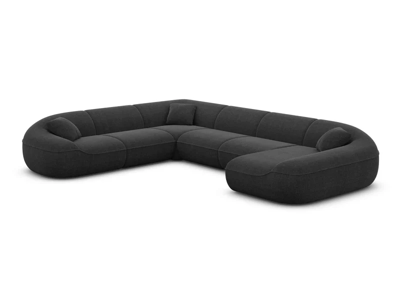 XXL Stoff Wohnlandschaft Solmare U-Form