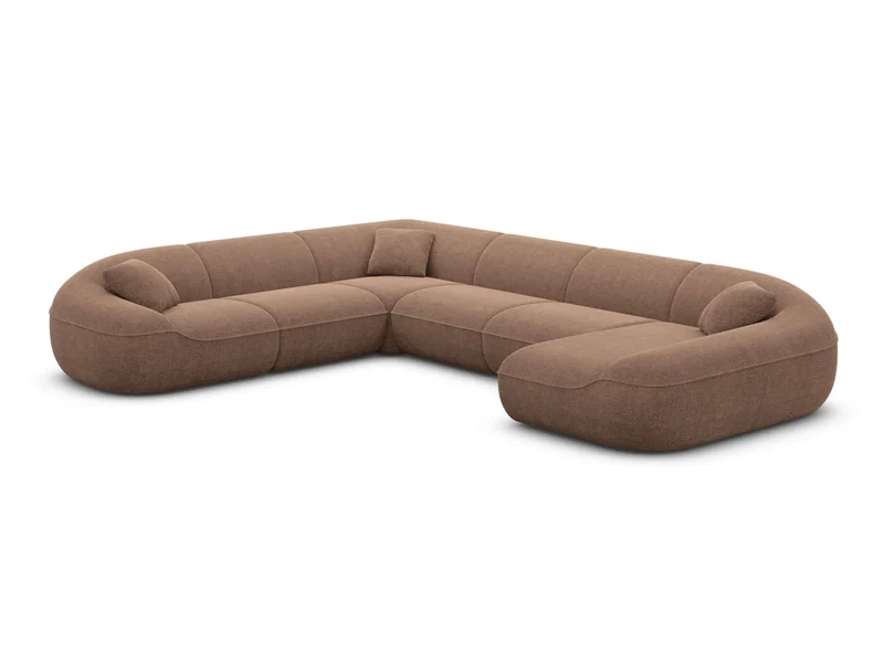 XXL Stoff Wohnlandschaft Solmare U-Form