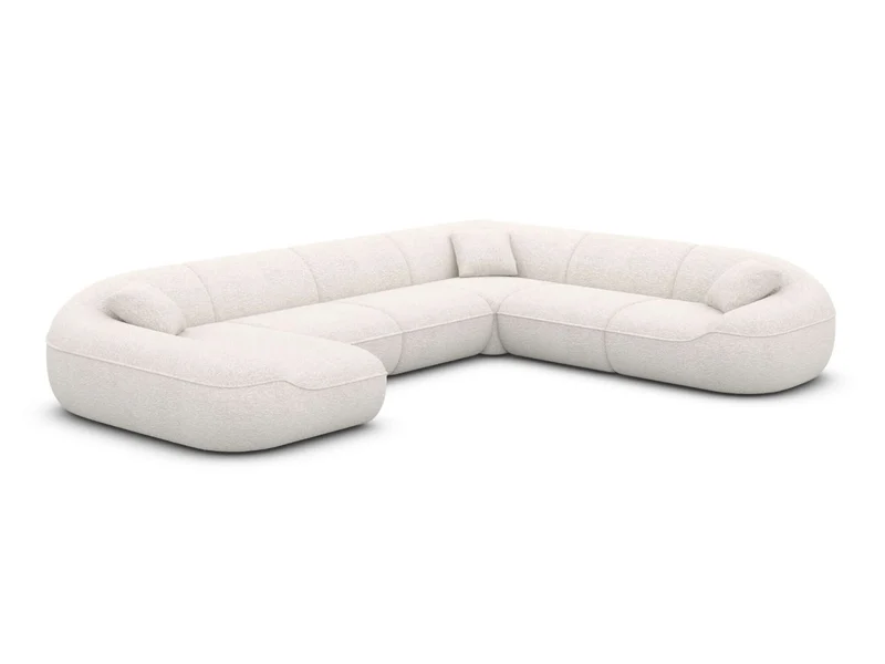 XXL Stoff Wohnlandschaft Solmare U-Form