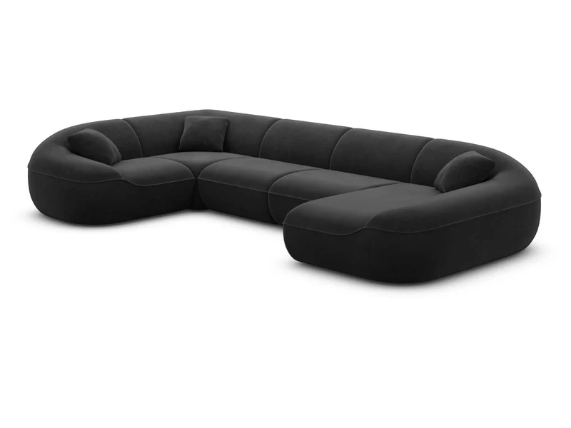 XL Stoff Wohnlandschaft Solmare U-Form