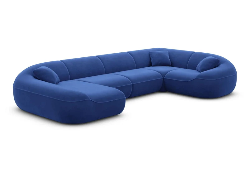 XL Stoff Wohnlandschaft Solmare U-Form