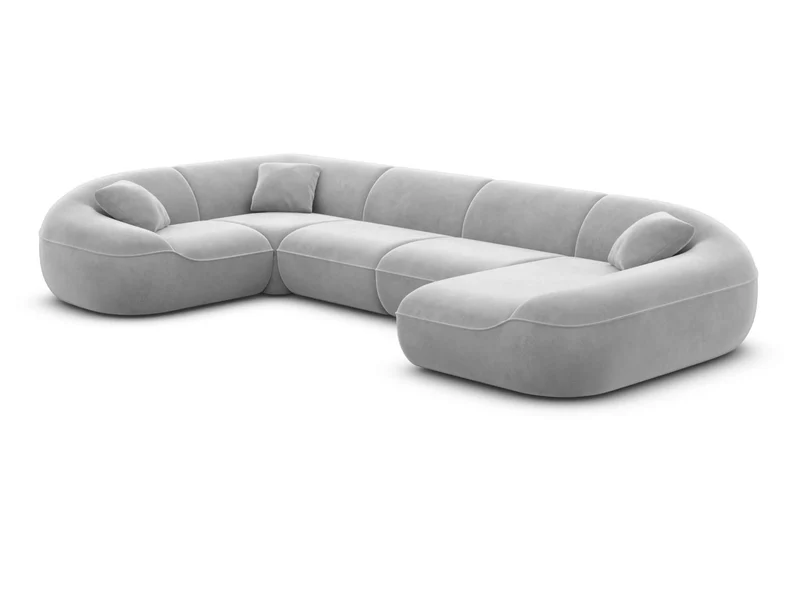 XL Stoff Wohnlandschaft Solmare U-Form