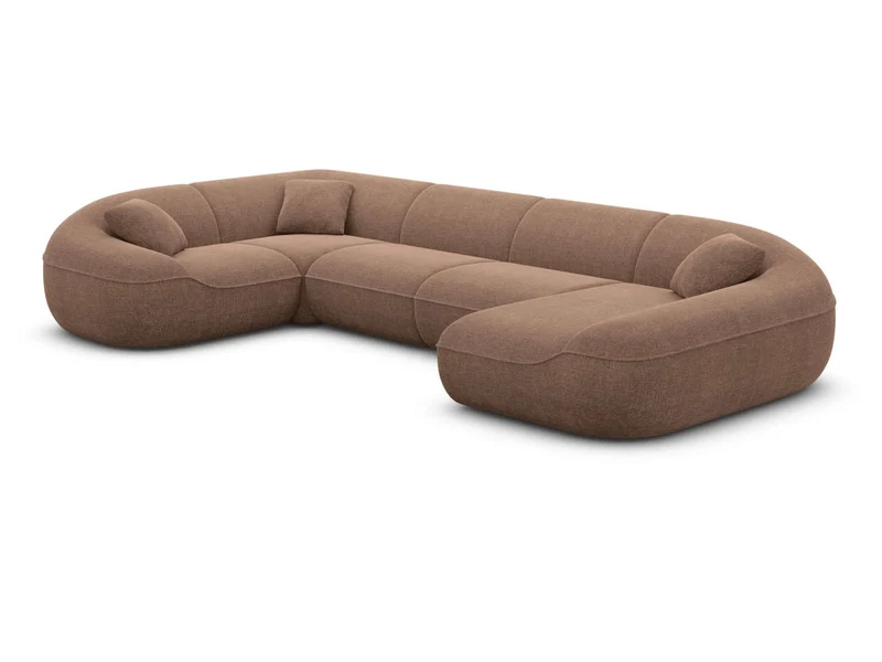 XL Stoff Wohnlandschaft Solmare U-Form