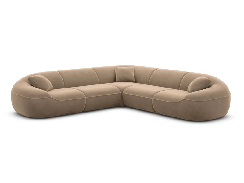 Stoff Ecksofa Solmare L-Form