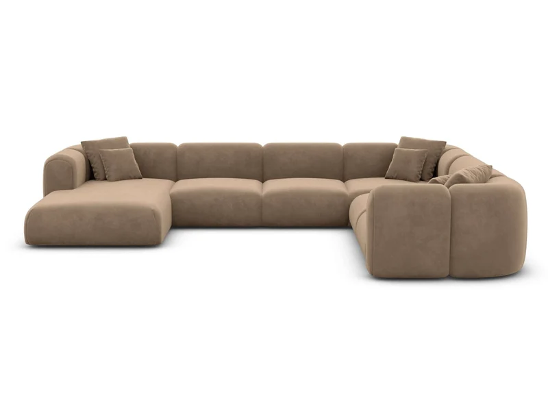 XXL Stoff Wohnlandschaft Venturia U-Form