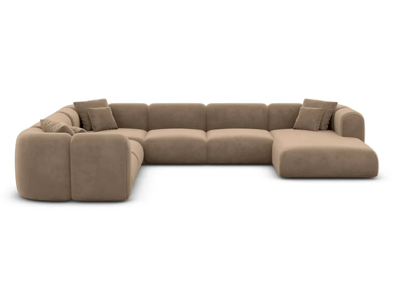 XXL Stoff Wohnlandschaft Venturia U-Form