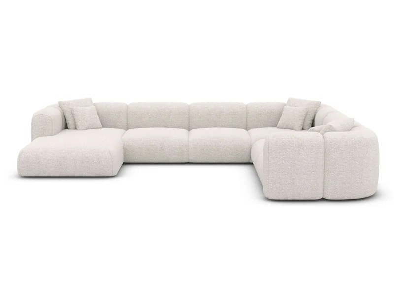 XXL Stoff Wohnlandschaft Venturia U-Form