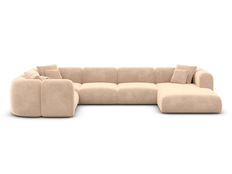 XL Wohnlandschaft Venturia U-Form aus Stoff