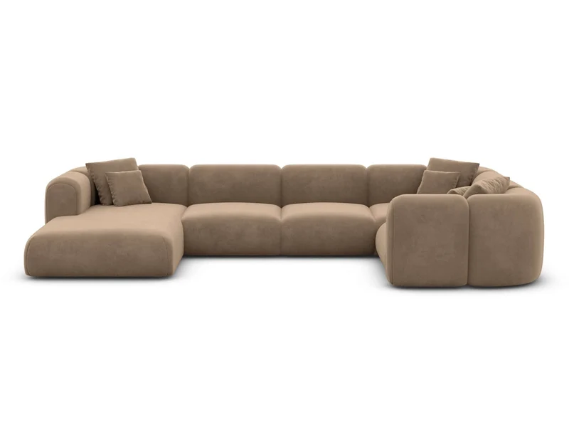 XL Wohnlandschaft Venturia U-Form aus Stoff