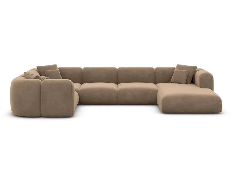 XL Wohnlandschaft Venturia U-Form aus Stoff