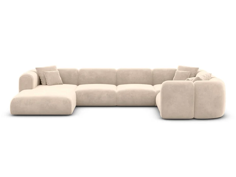 XL Wohnlandschaft Venturia U-Form aus Stoff