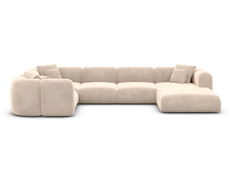 XL Wohnlandschaft Venturia U-Form aus Stoff