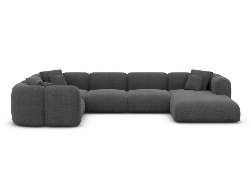 XL Wohnlandschaft Venturia U-Form aus Stoff