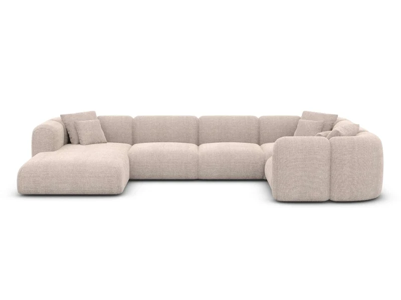 XL Wohnlandschaft Venturia U-Form aus Stoff