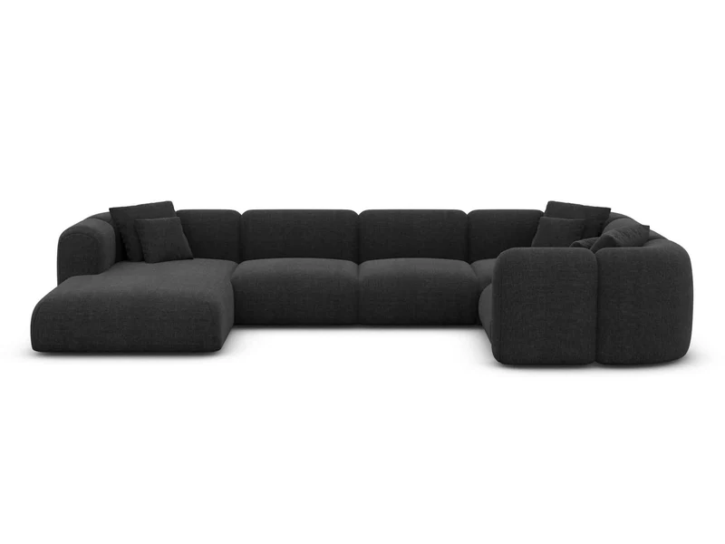 XL Wohnlandschaft Venturia U-Form aus Stoff