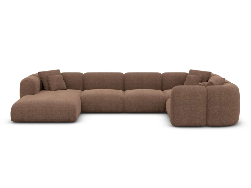 XL Wohnlandschaft Venturia U-Form aus Stoff